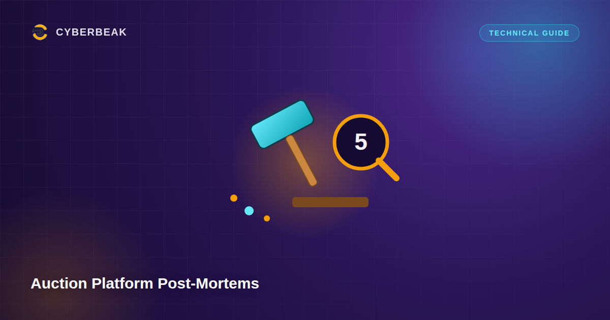Auction Platform Post-Mortems: 5 Technical Decisions That Made or Broke Scale